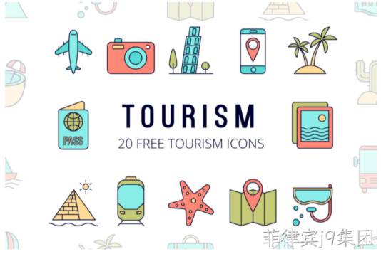 夏季和旅游图标