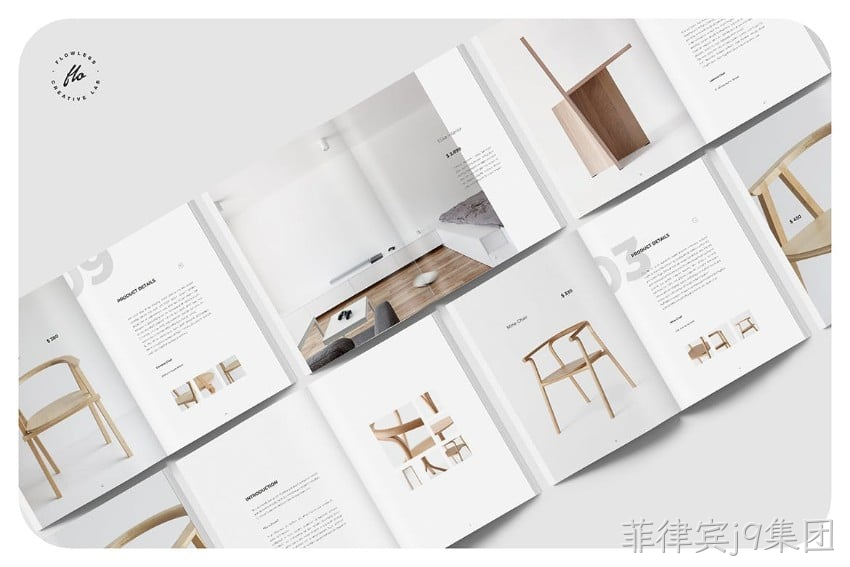 Adobe InDesign 的自然杂志模板