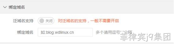 绑定域名