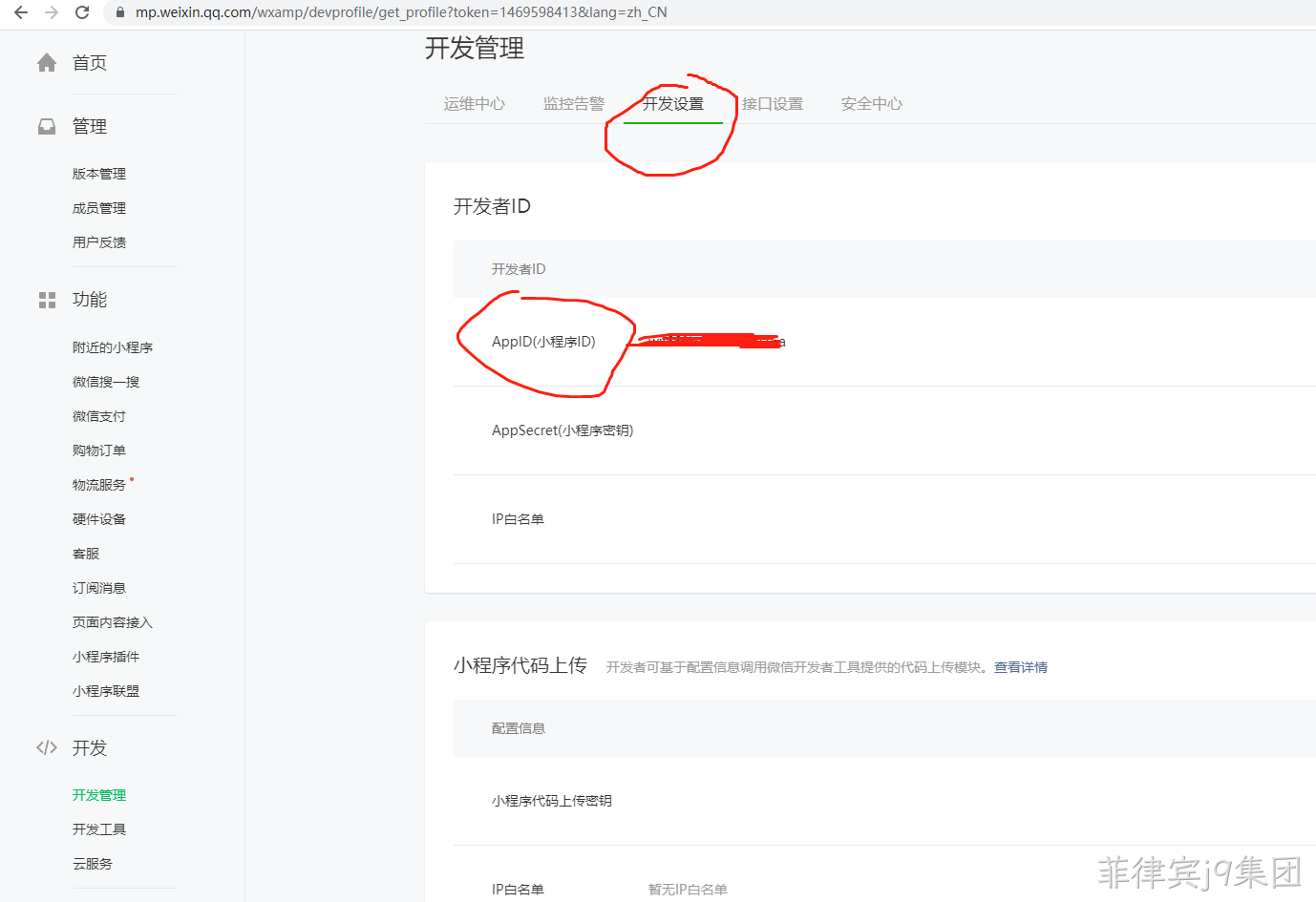 开发设置
