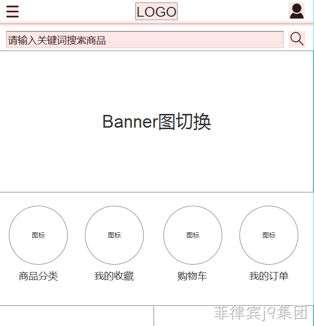 网站原型图