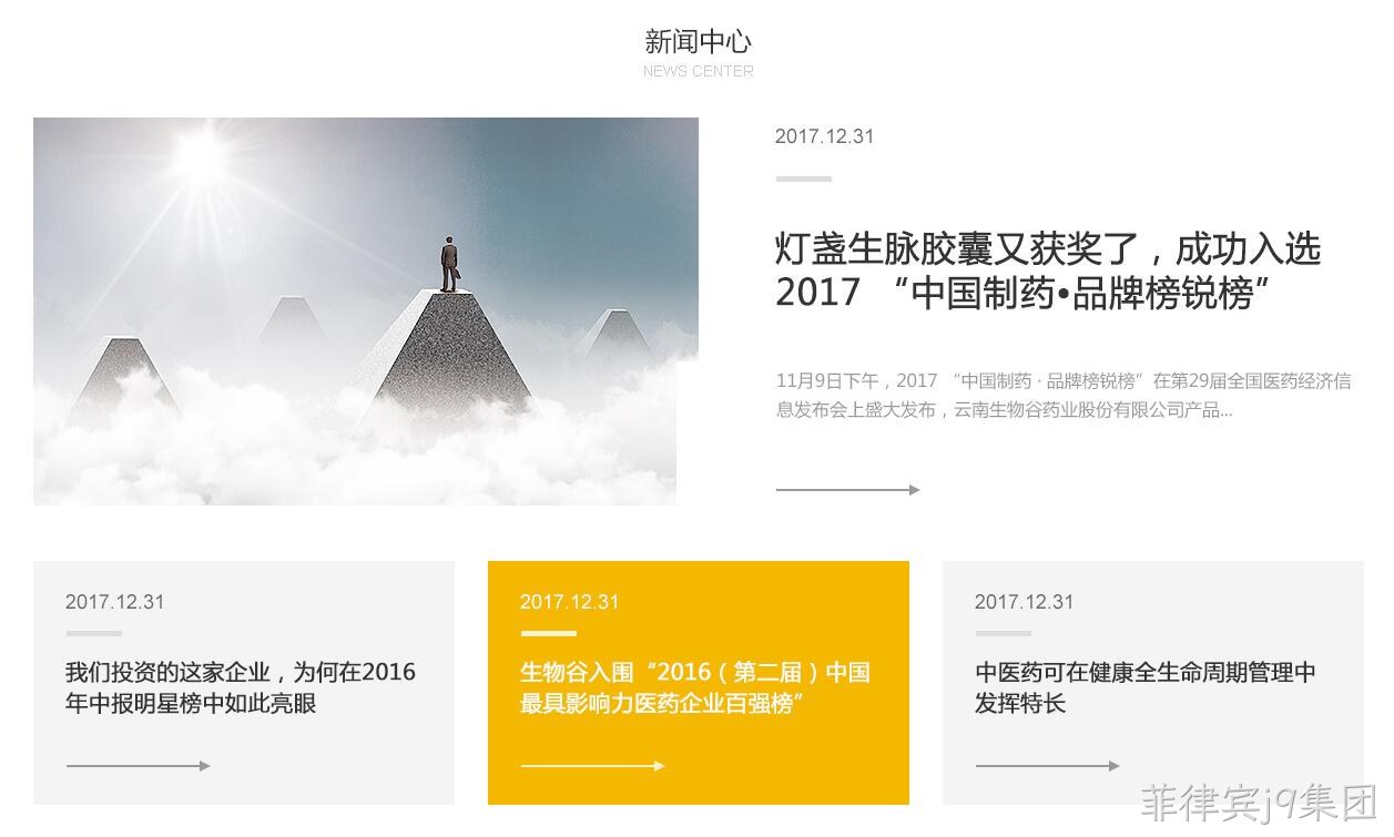 投资公司网站设计4