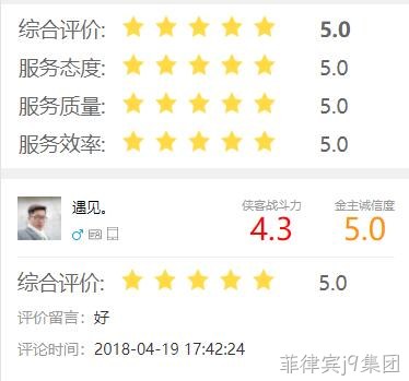 评价结果