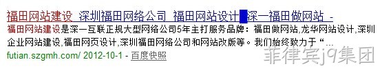 福田网站建设